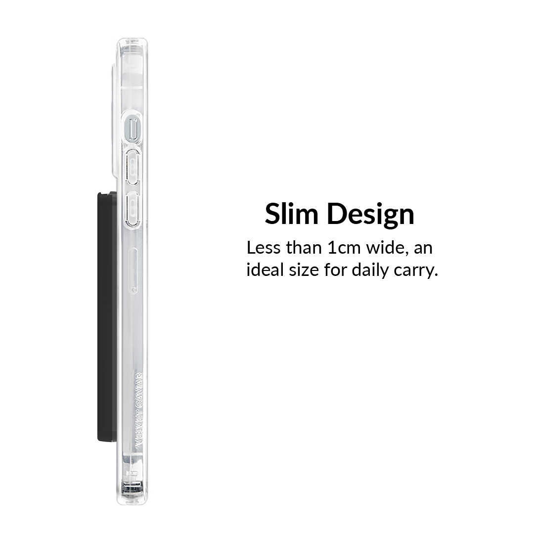 Just Black MagSafe Wallet