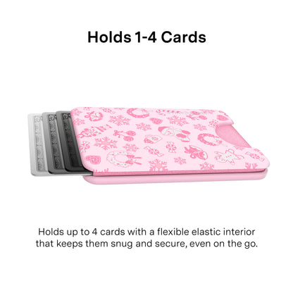 Pink Christmas MagSafe Wallet