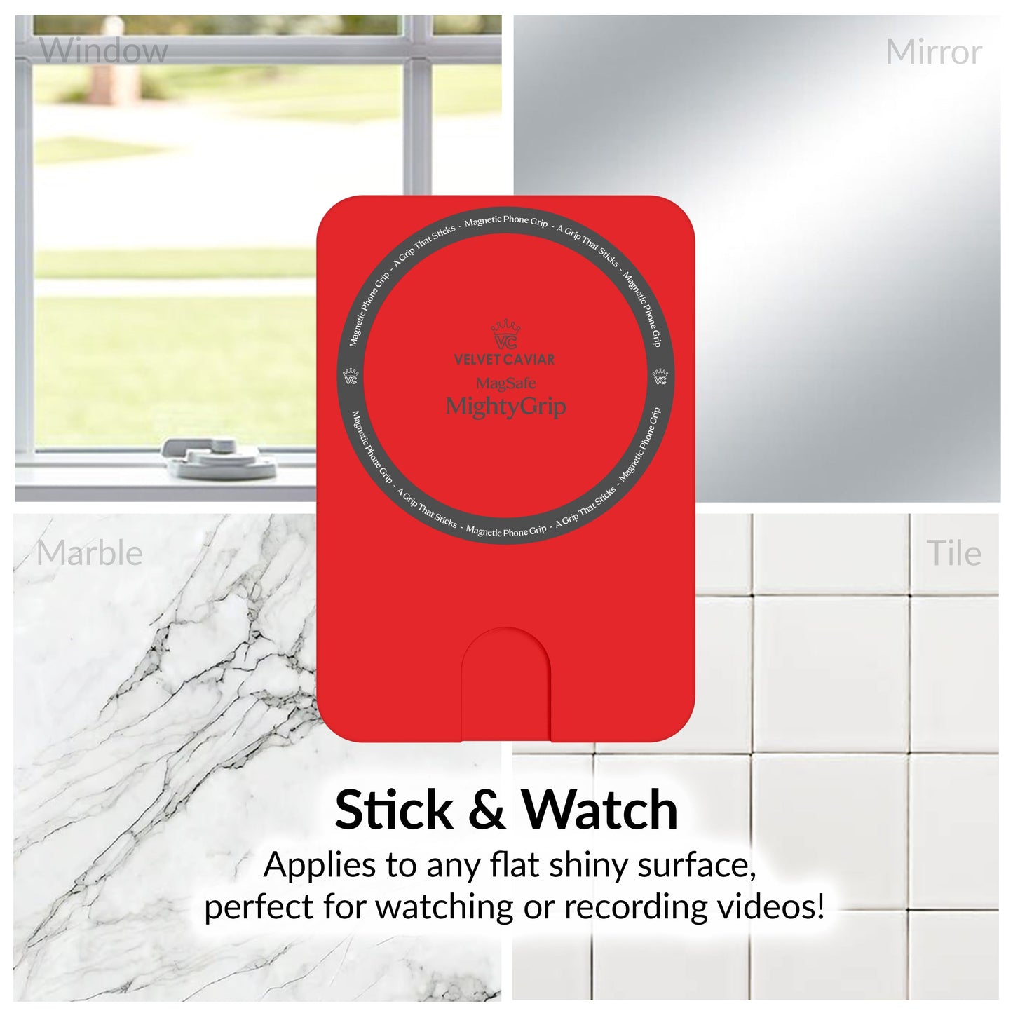 Hot Girl Red MightyGrip MagSafe Mount