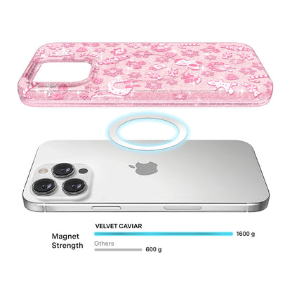 Pink Christmas Glitter iPhone Case