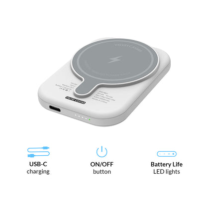 White MagSafe Battery Power Pack