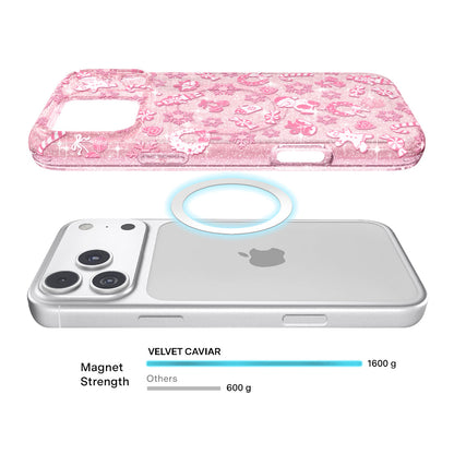 Pink Christmas Glitter iPhone Case