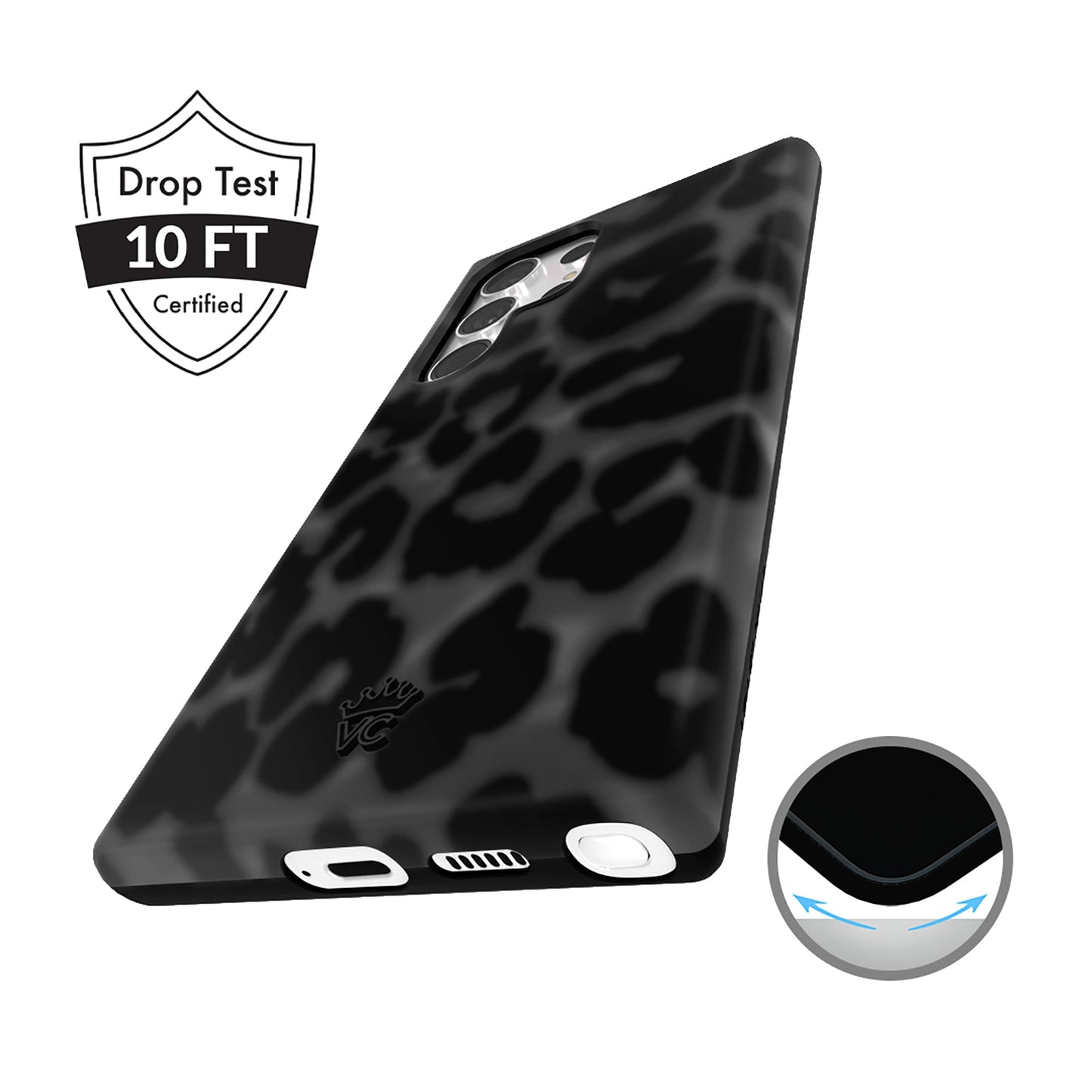 It Girl Black Leopard Samsung Case