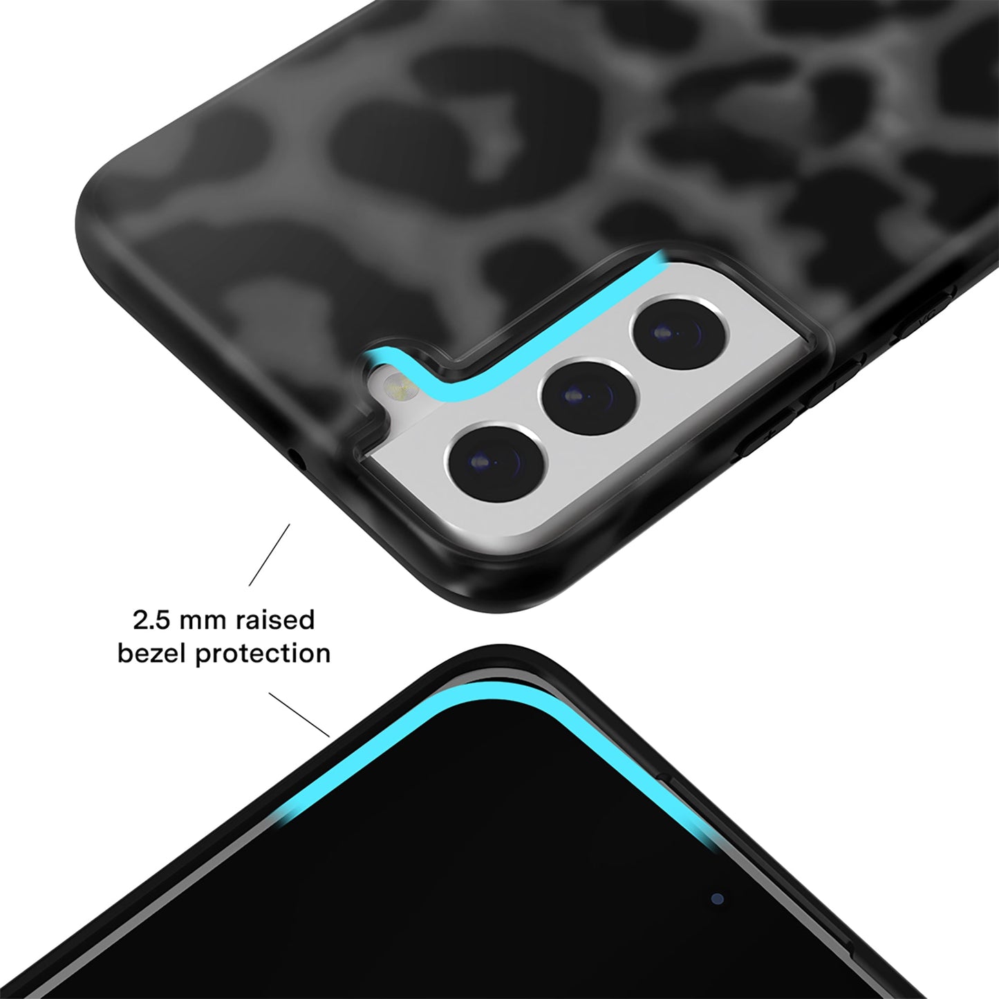 It Girl Black Leopard Samsung Case