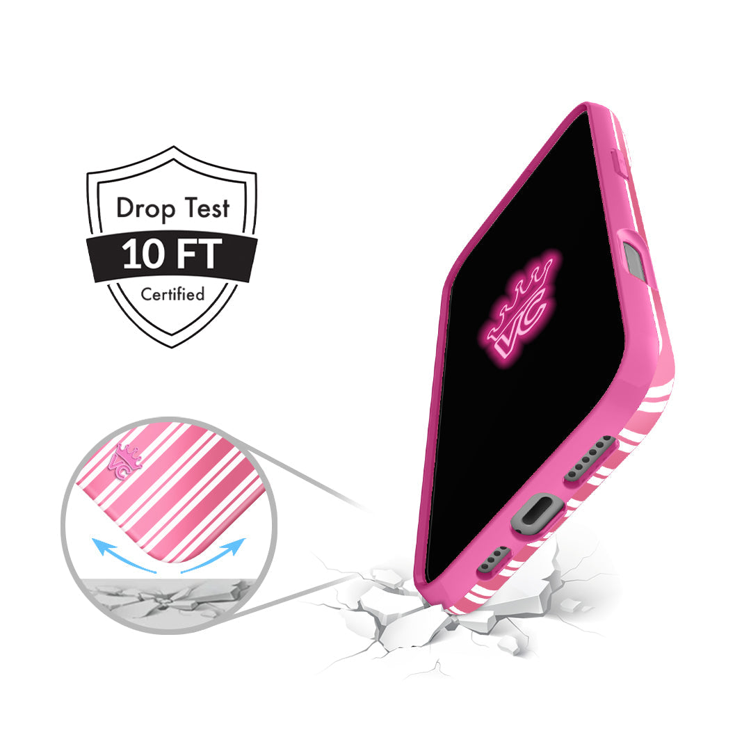 Candy Cane Stripes iPhone Case