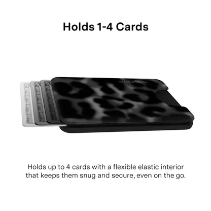 It Girl Black Leopard MagSafe Wallet