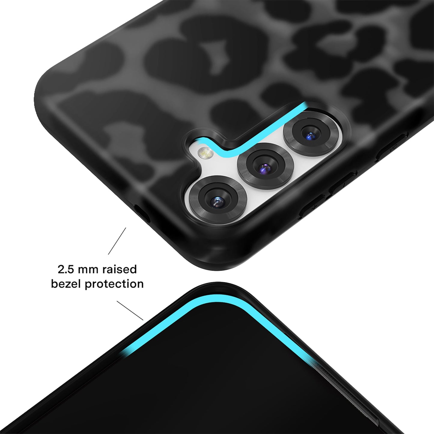 It Girl Black Leopard Samsung Case