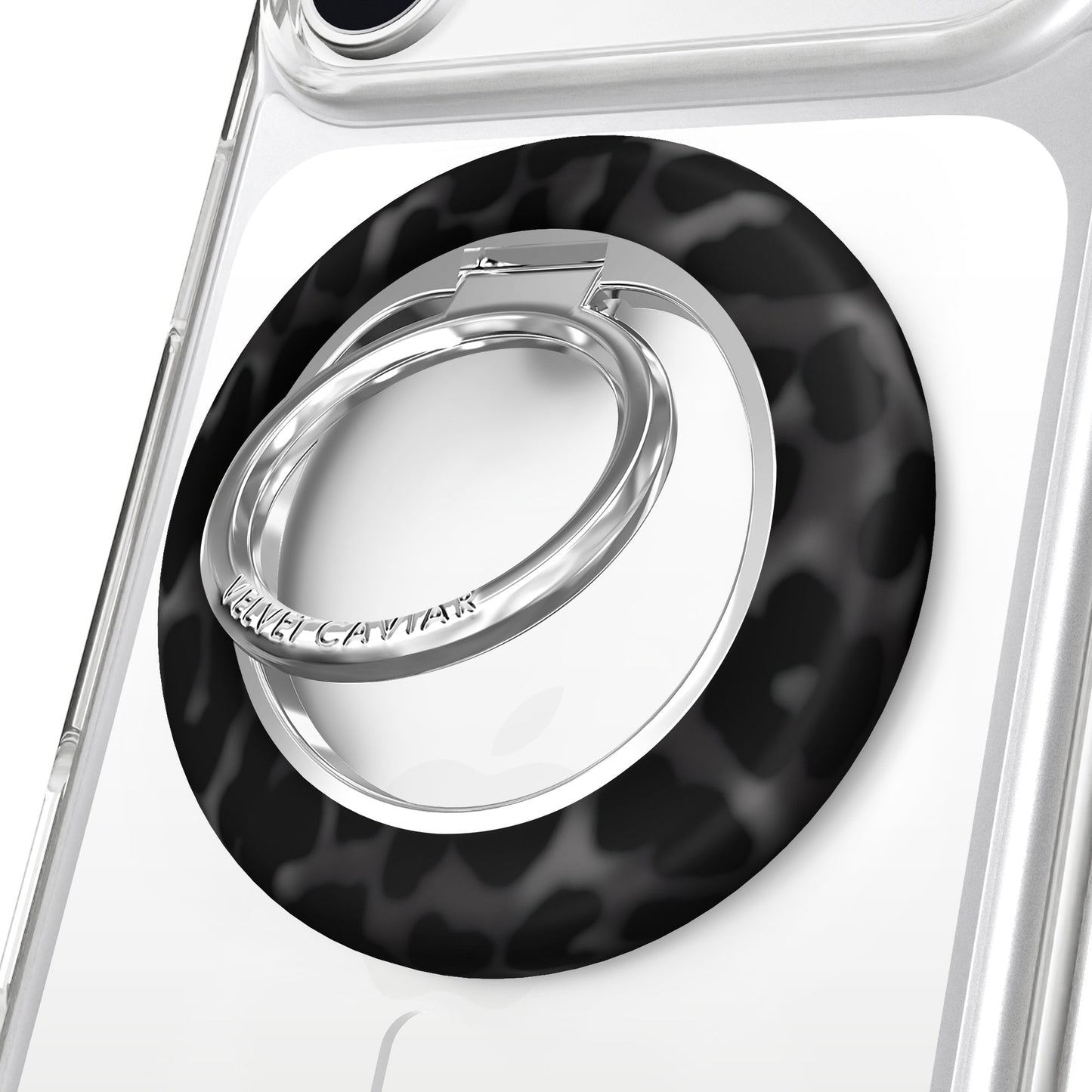 It Girl Black Leopard MagSafe Grip Ring