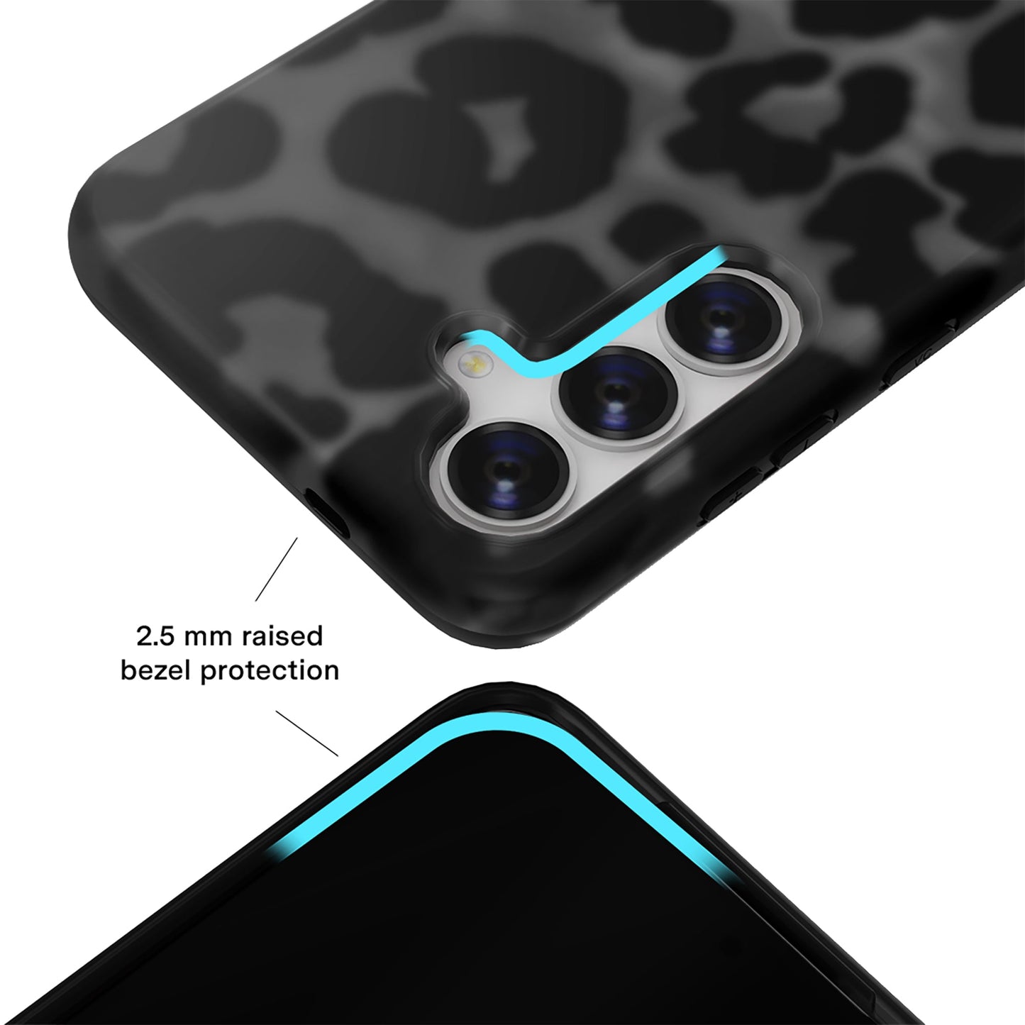 It Girl Black Leopard Samsung Case