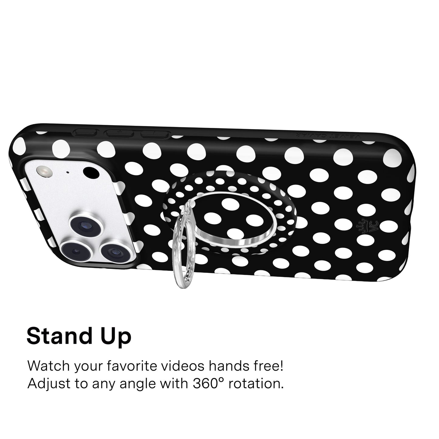 Princess Polka Dot MagSafe Grip Ring