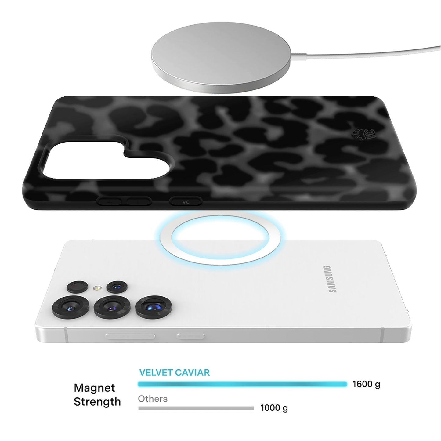 It Girl Black Leopard Samsung Case