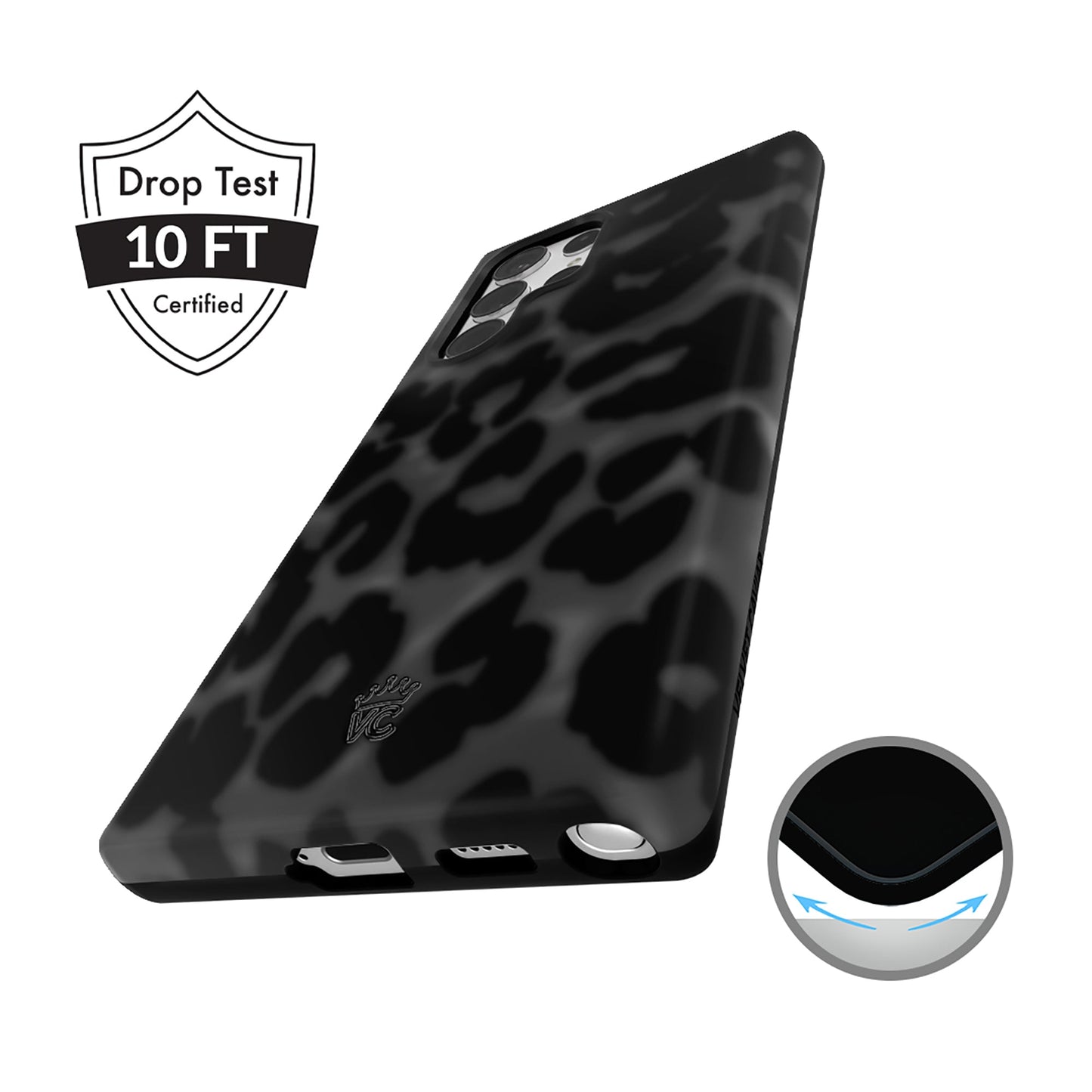 It Girl Black Leopard Samsung Case