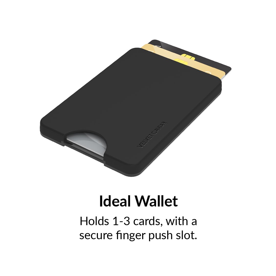 Just Black MagSafe Wallet