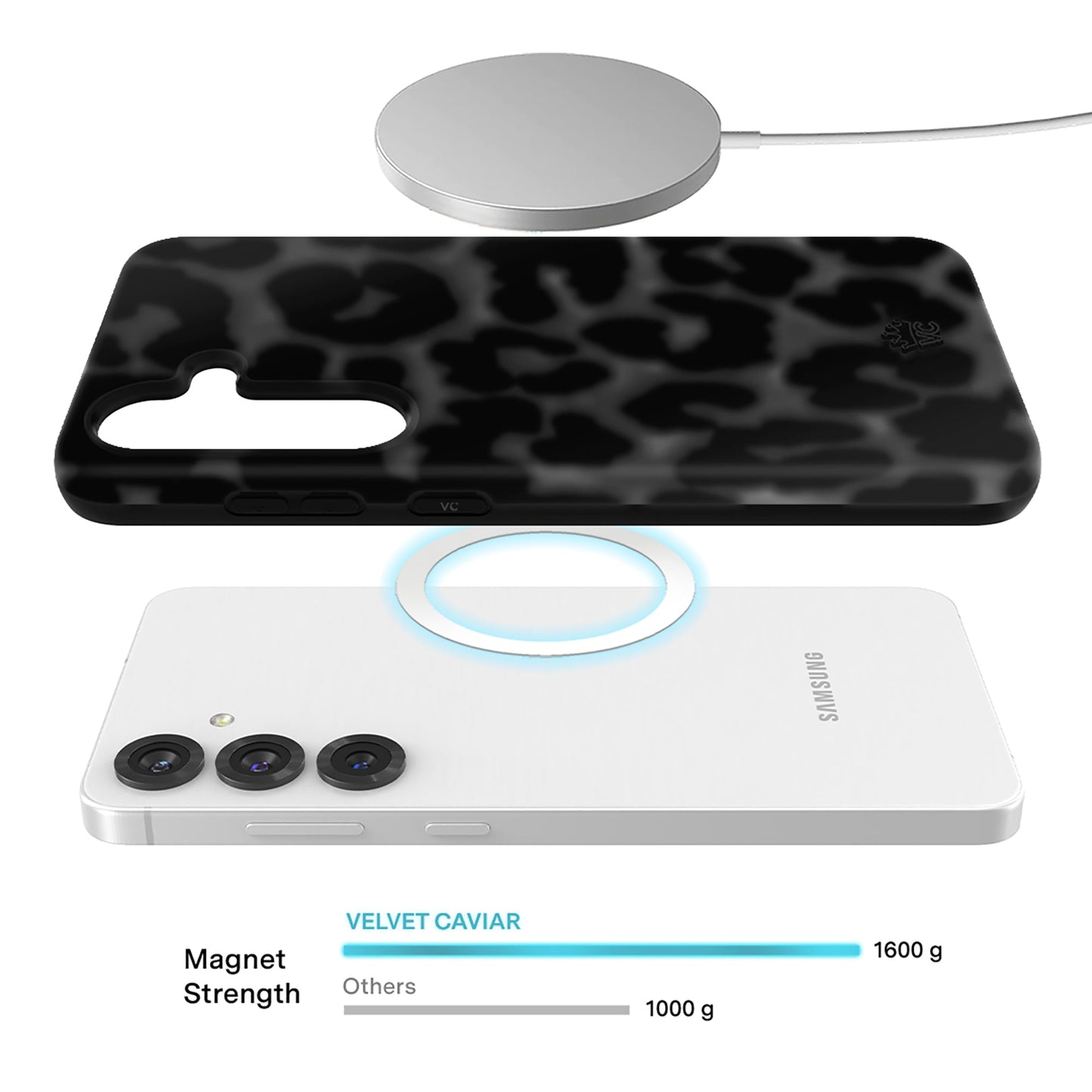 It Girl Black Leopard Samsung Case